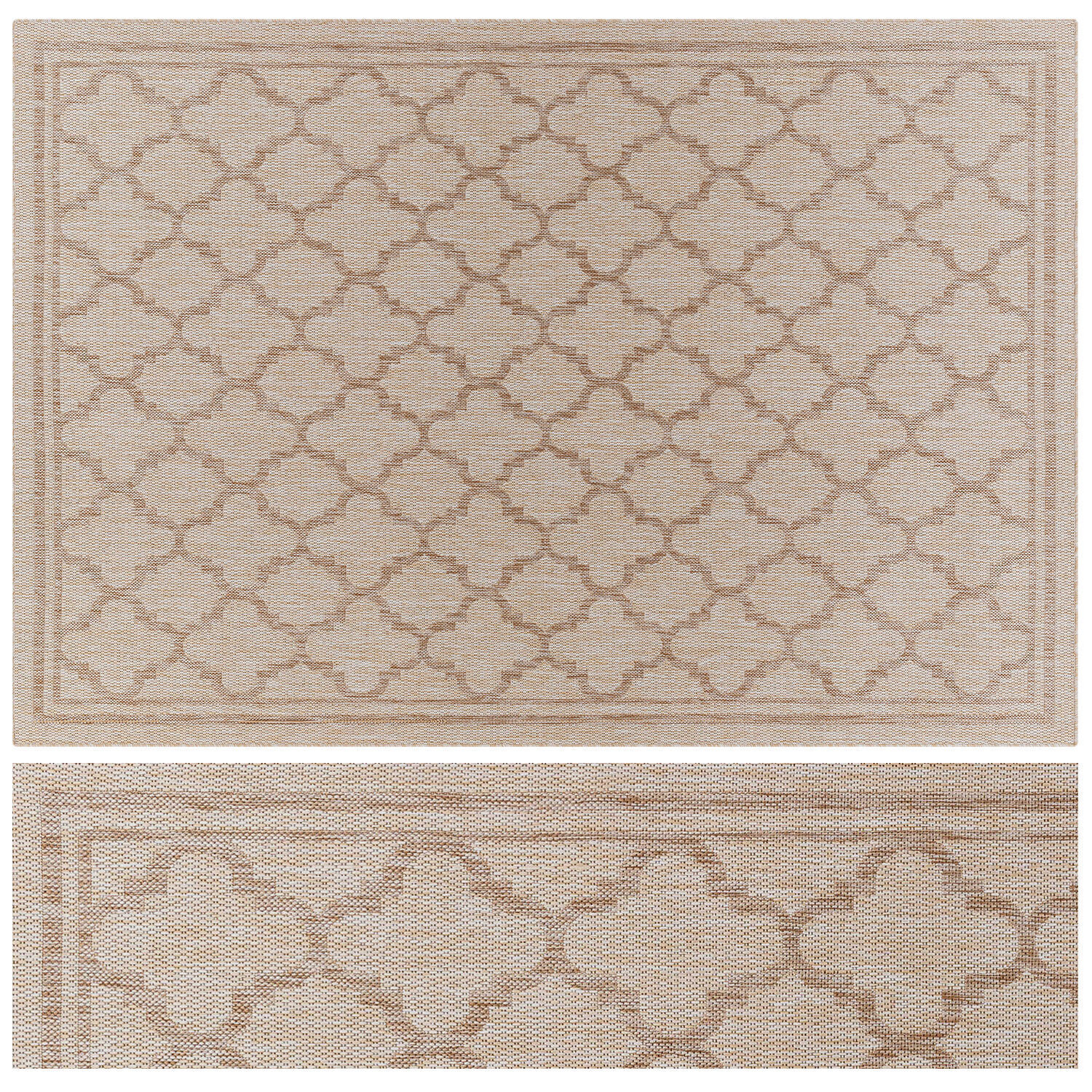 Carpet set 29 - Bundle - 3 Geometrical Jute Rugs 3D model_2