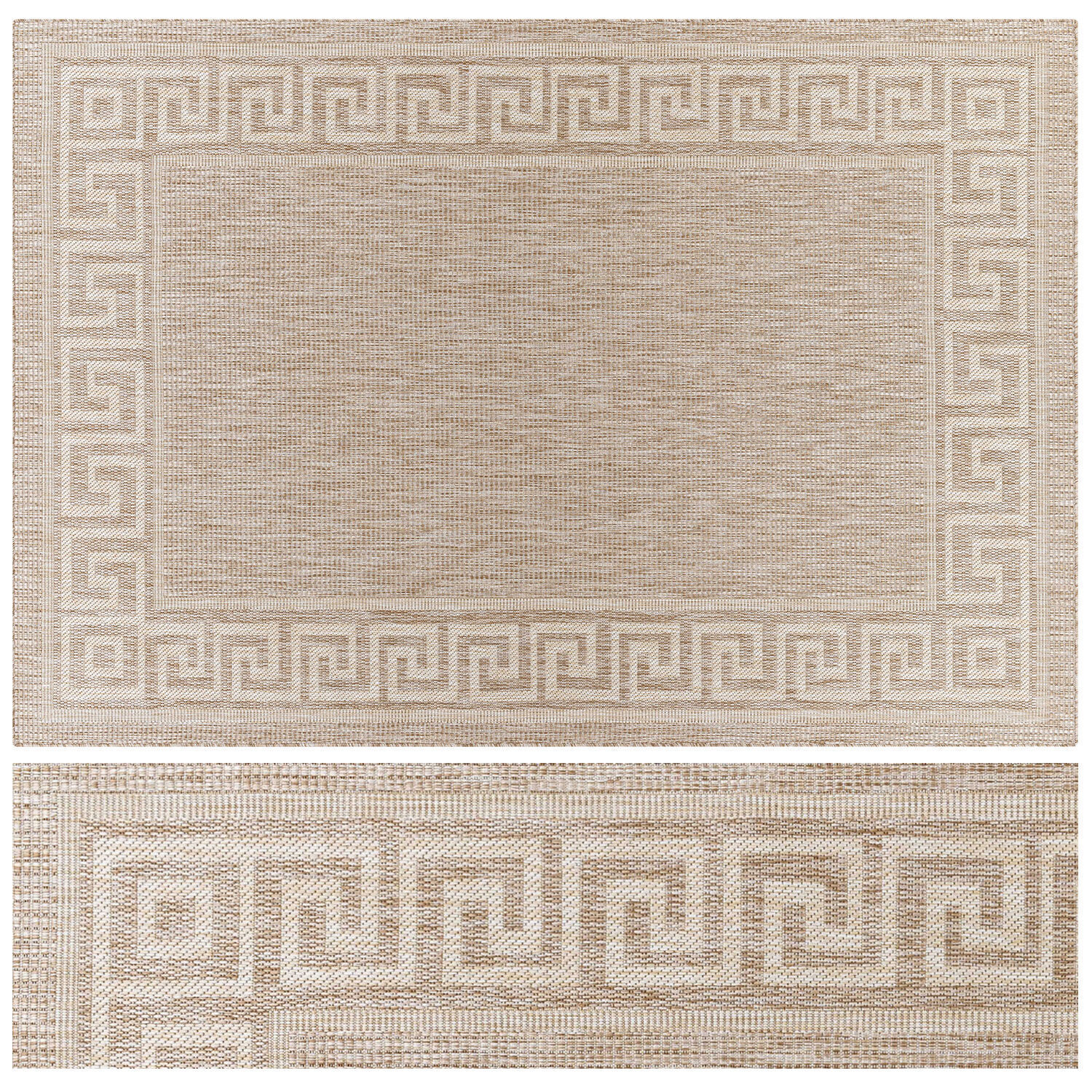 Carpet set 29 - Bundle - 3 Geometrical Jute Rugs 3D model_3