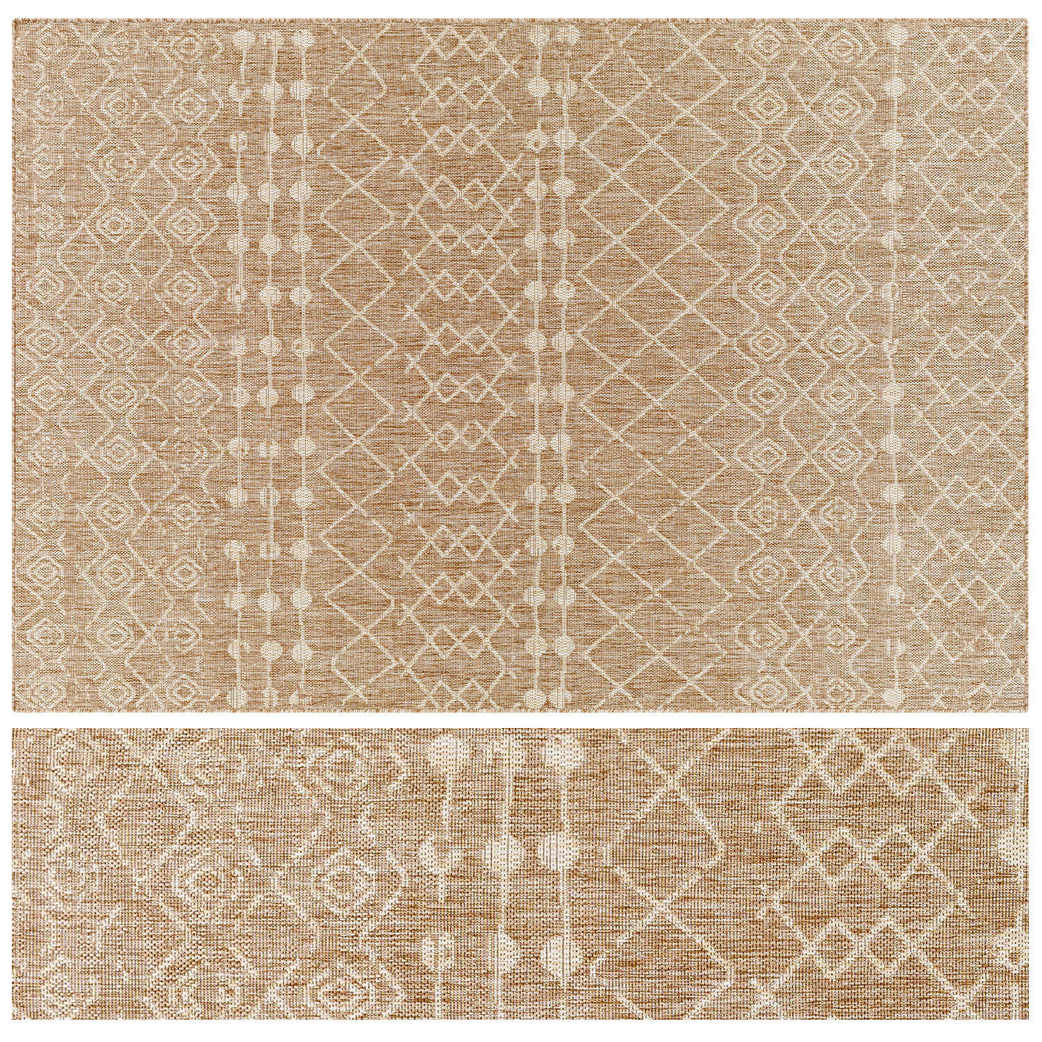 Carpet set 28 - Bundle - 3 Geometrical Jute Rugs 3D model_2