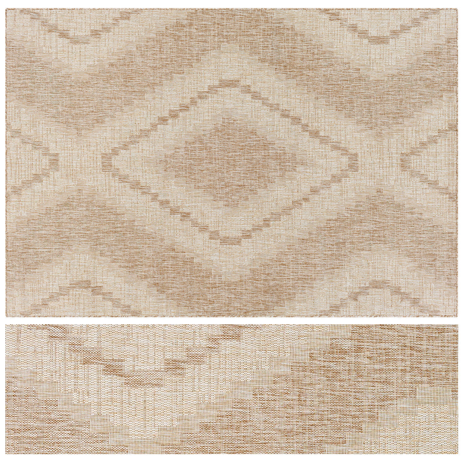 Carpet set 28 - Bundle - 3 Geometrical Jute Rugs 3D model_1