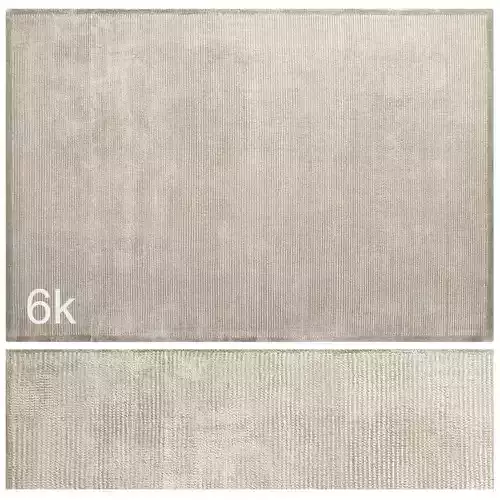 Carpet set 24 - Beige Wool Rug - 6K