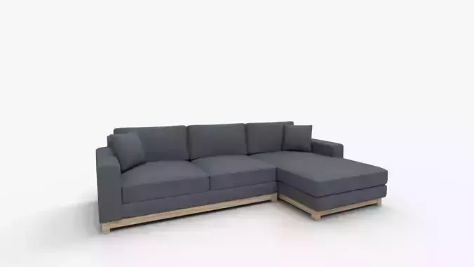 Gather Petite Wood Base Piece Sectional