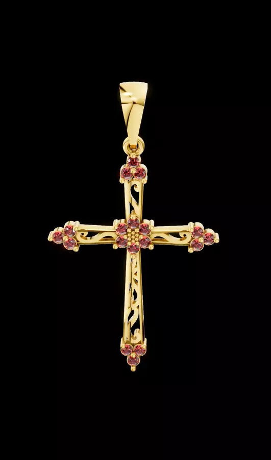 cross 3D print model_0