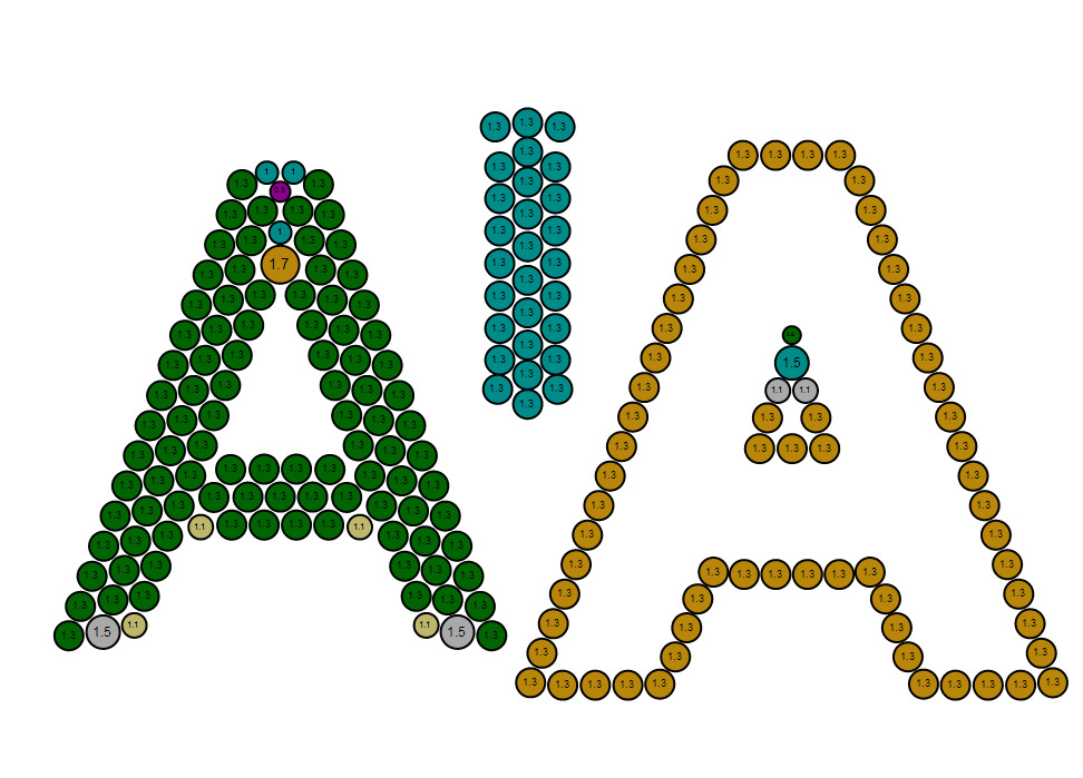 Custom Initial A Letter Diamond Pendant A to Z Alphabet Necklace 3D print model_17