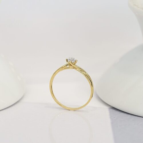 Diamond Engagement Ring Low-poly 3D model