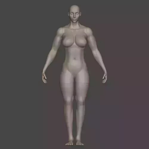 Woman Base Mesh Sculpt 01