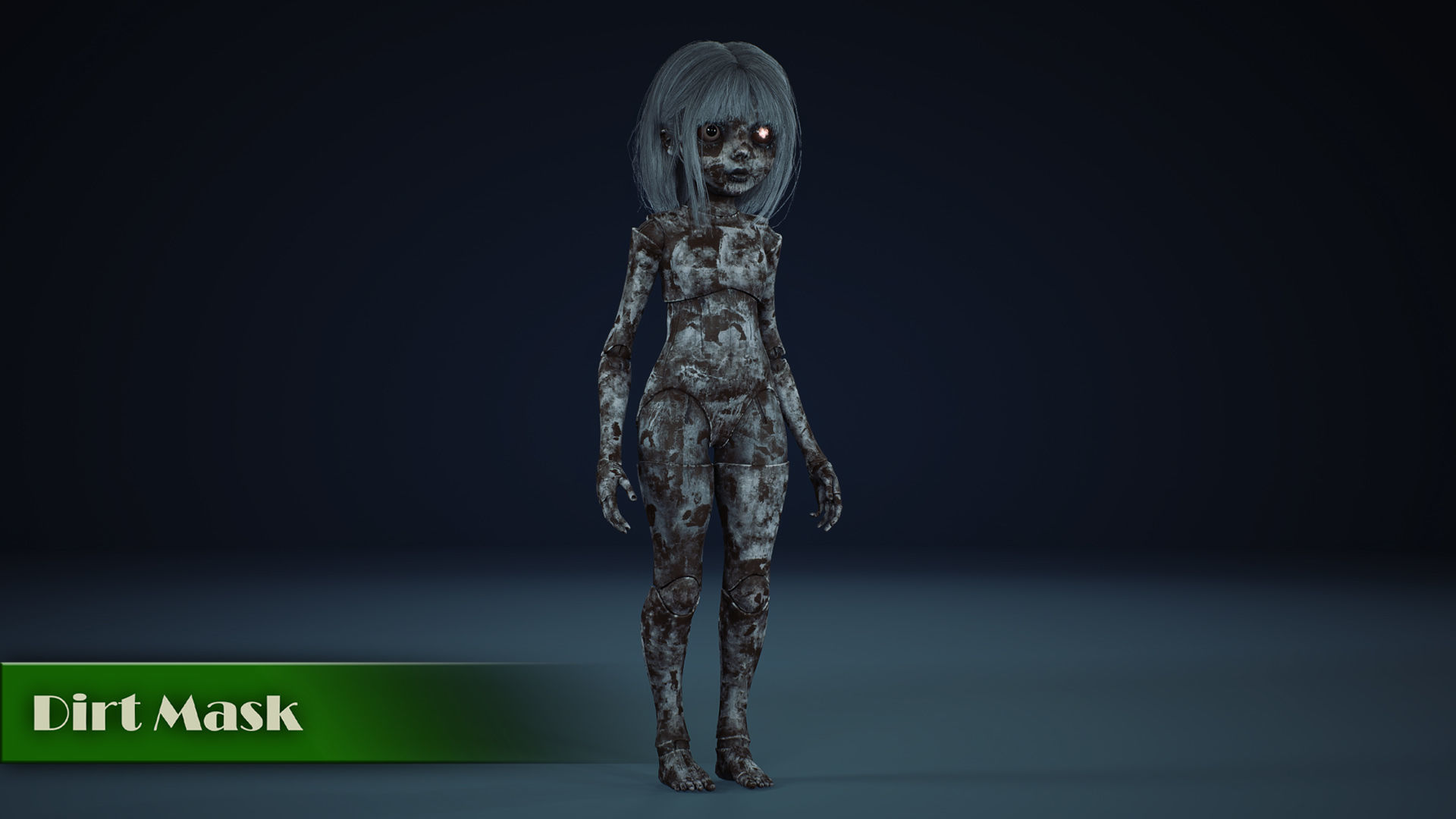 Porcelain mannequins 3D Model Collection_8