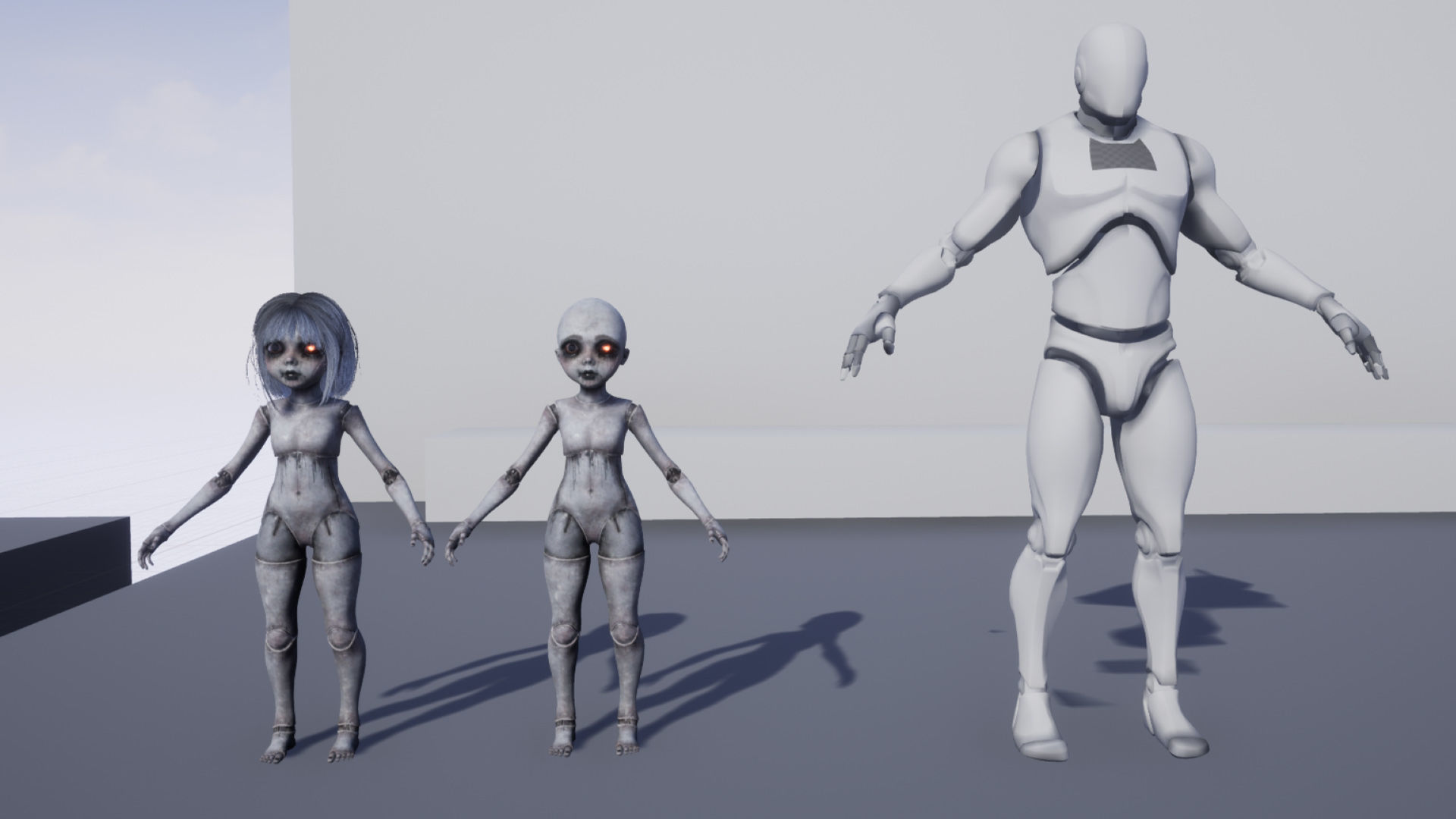 Porcelain mannequins 3D Model Collection_9