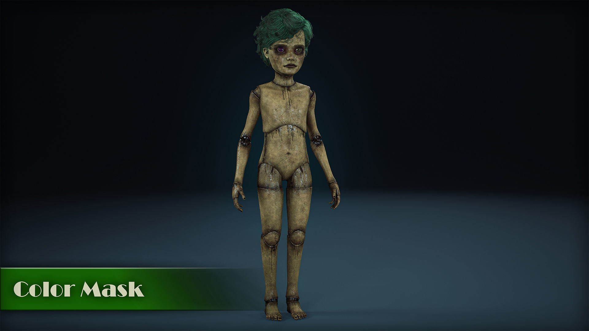 Porcelain mannequins 3D Model Collection_17