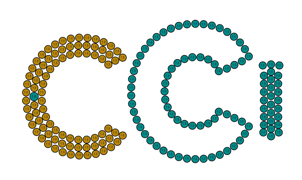 Custom Initial C Letter Diamond Pendant A to Z Alphabet Necklace 3D print model_17