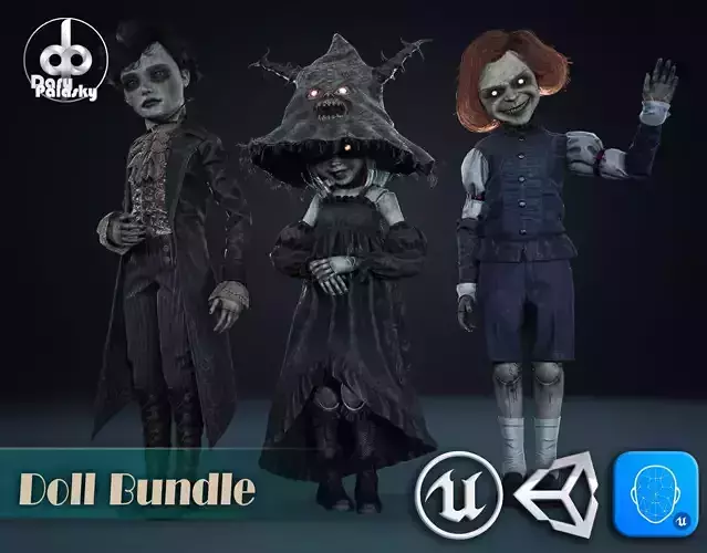 Doll Bundle 3D Model Collection