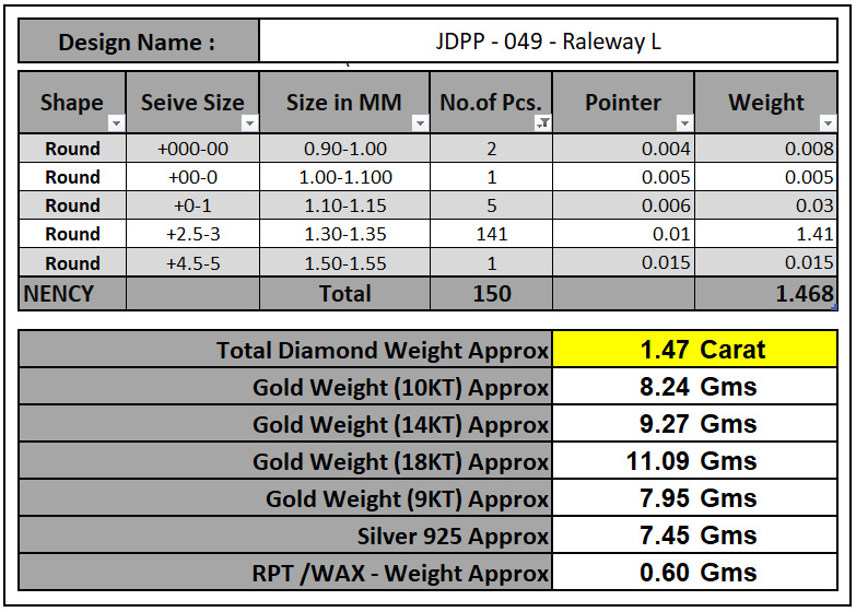 Custom Initial L Letter Diamond Pendant A to Z Alphabet Necklace 3D print model_18