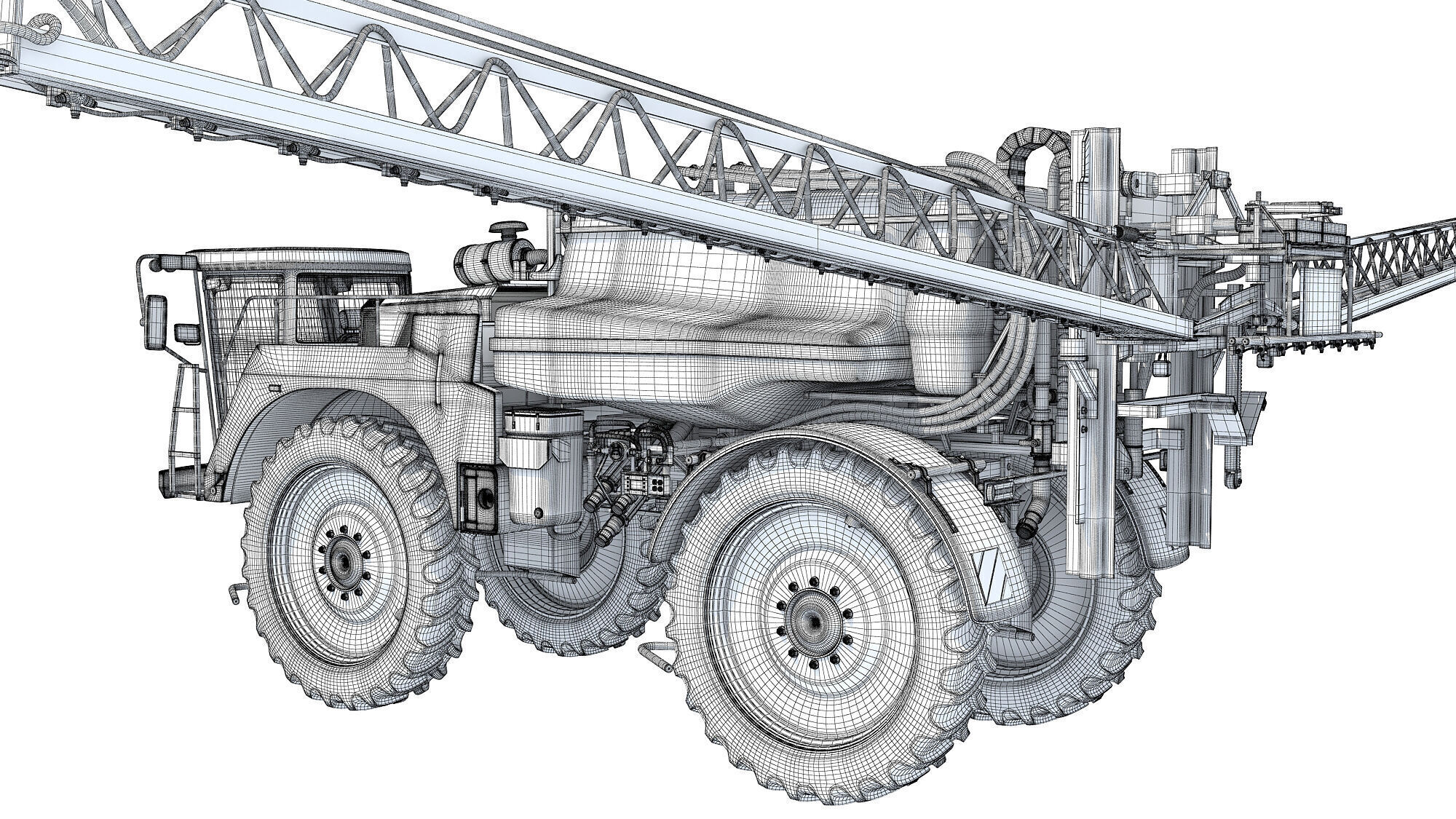 Self Propelled Farm Sprayer 3D model_20