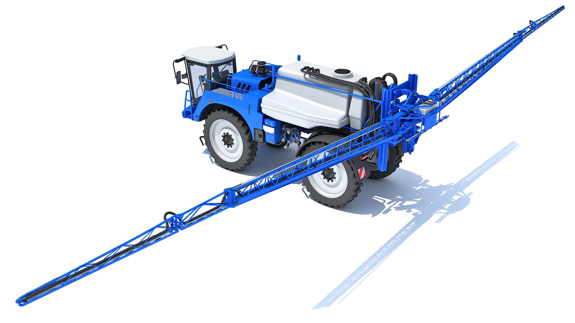 Self Propelled Farm Sprayer 3D model_3
