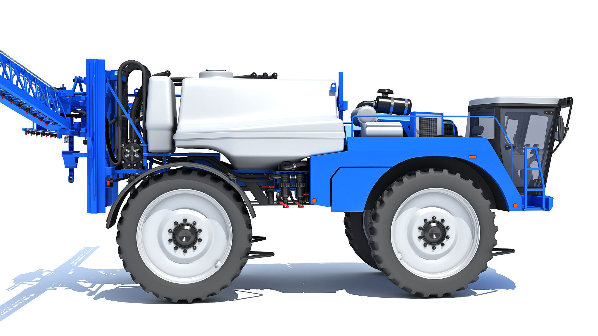 Self Propelled Farm Sprayer 3D model_11