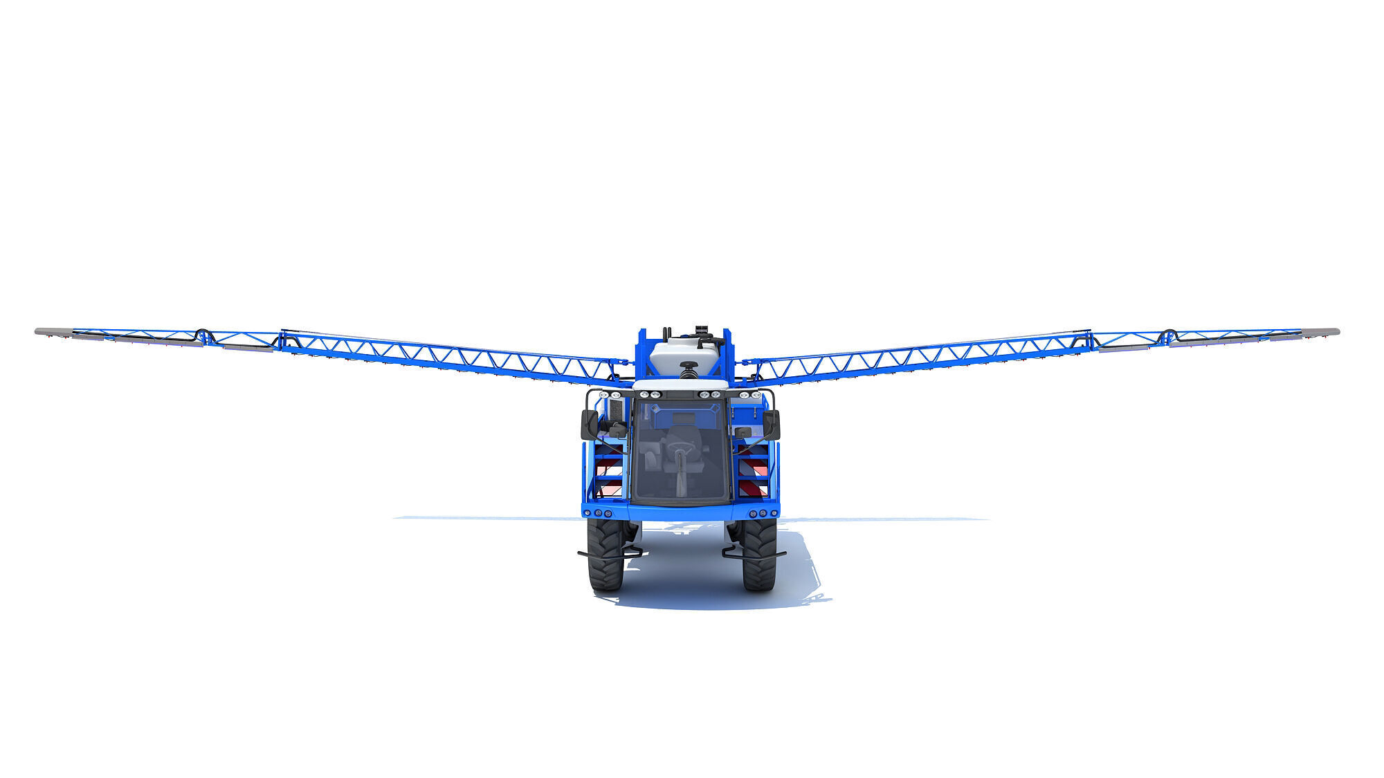 Self Propelled Farm Sprayer 3D model_16