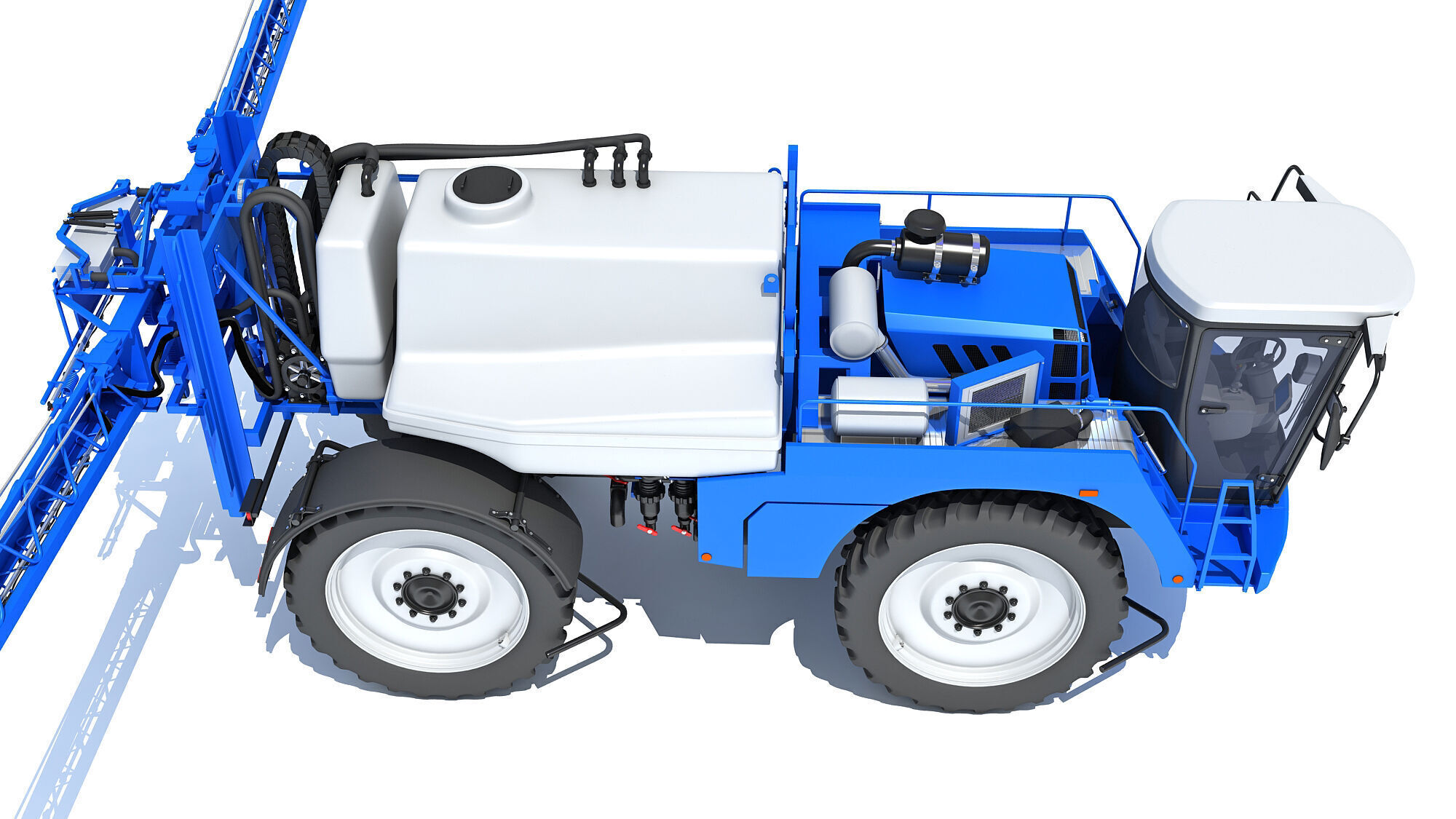Self Propelled Farm Sprayer 3D model_13