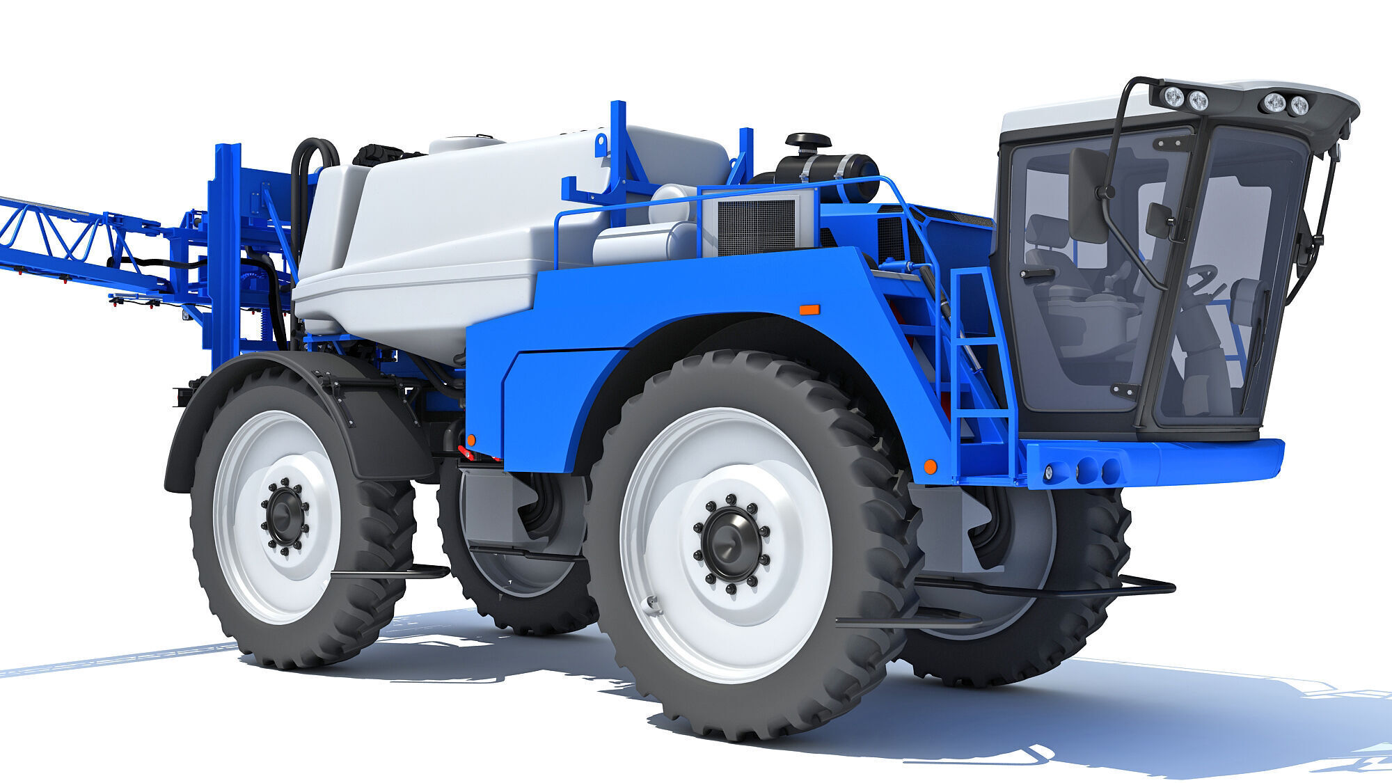 Self Propelled Farm Sprayer 3D model_14