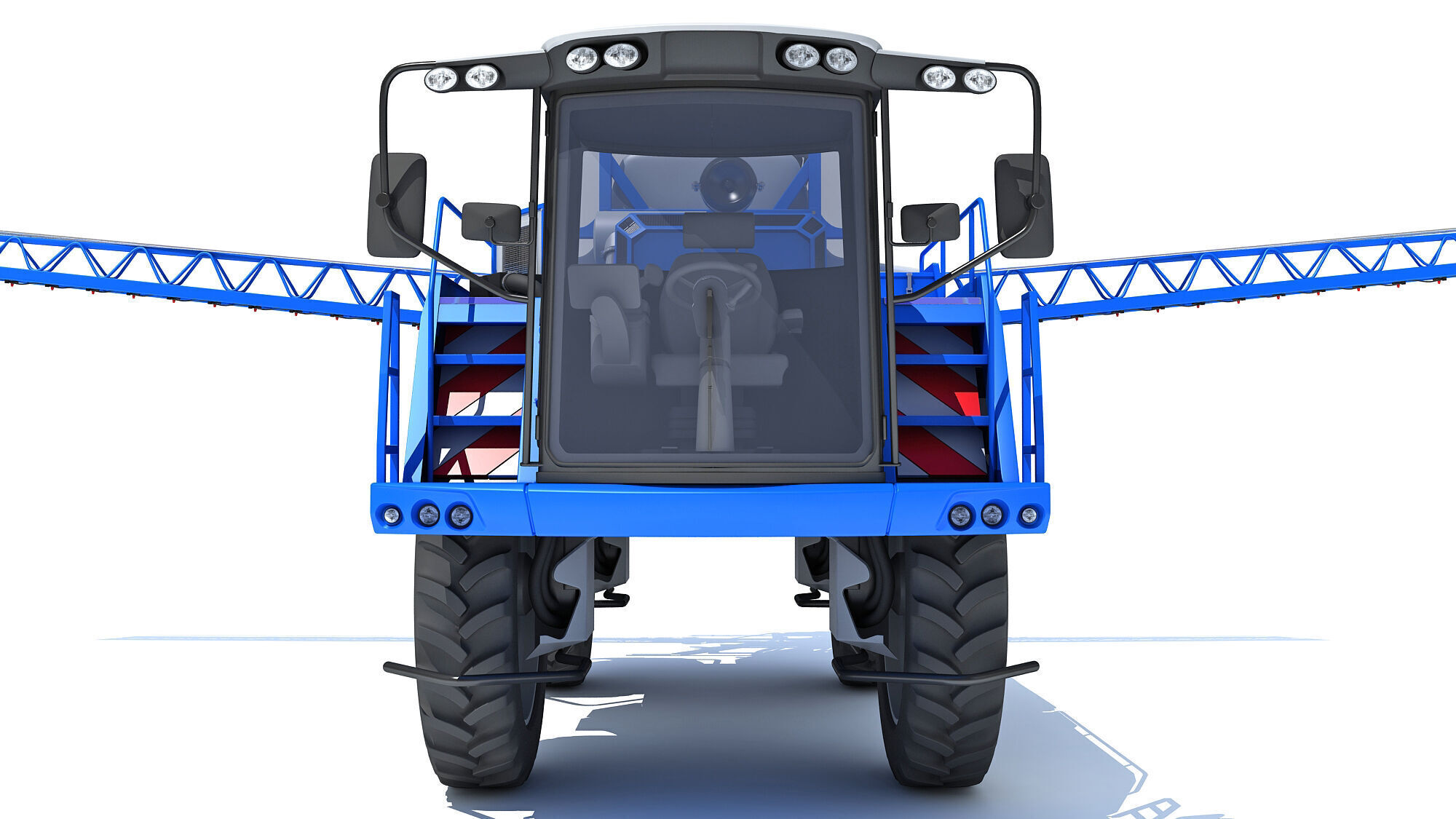 Self Propelled Farm Sprayer 3D model_15