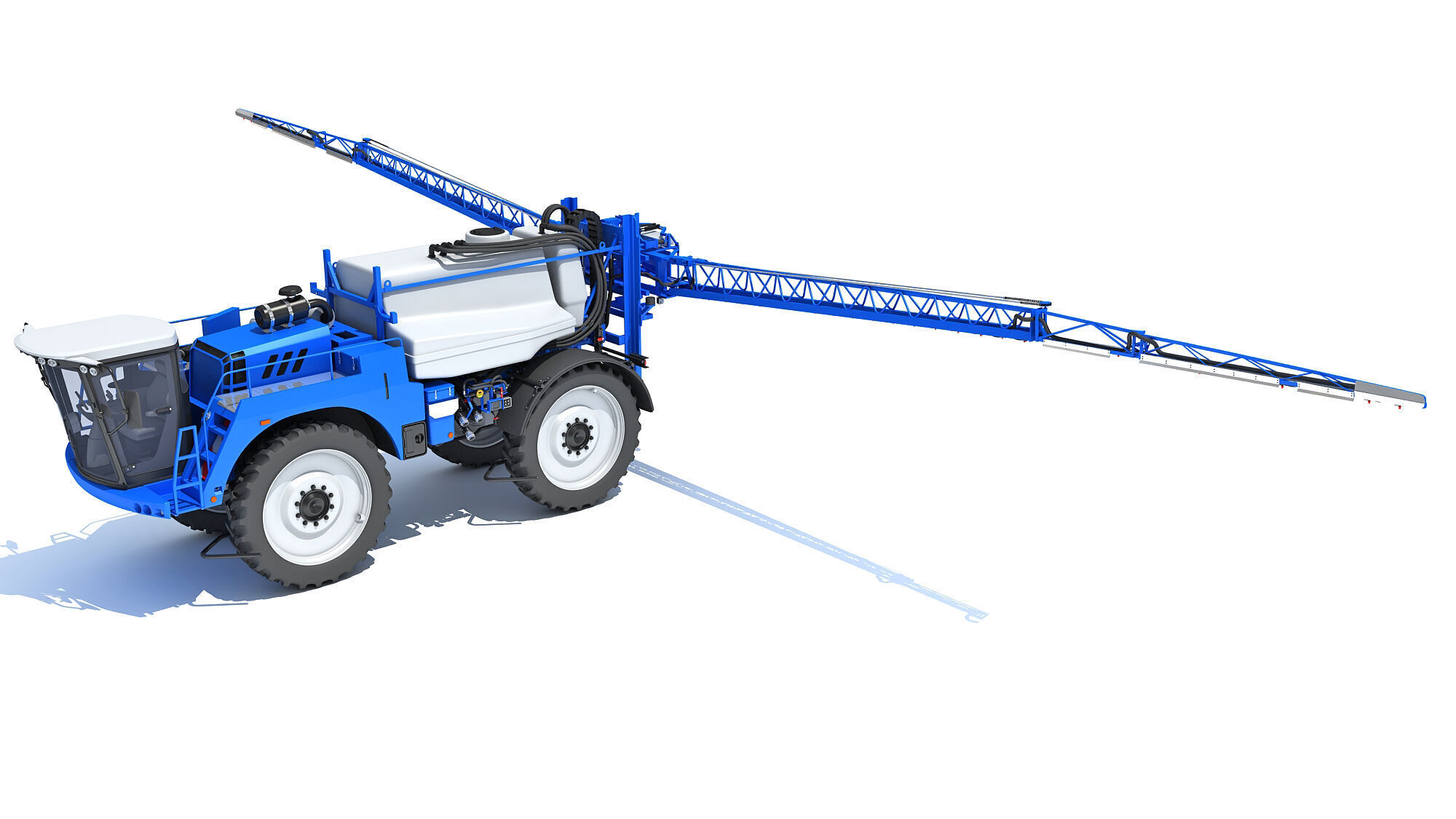 Self Propelled Farm Sprayer 3D model_9