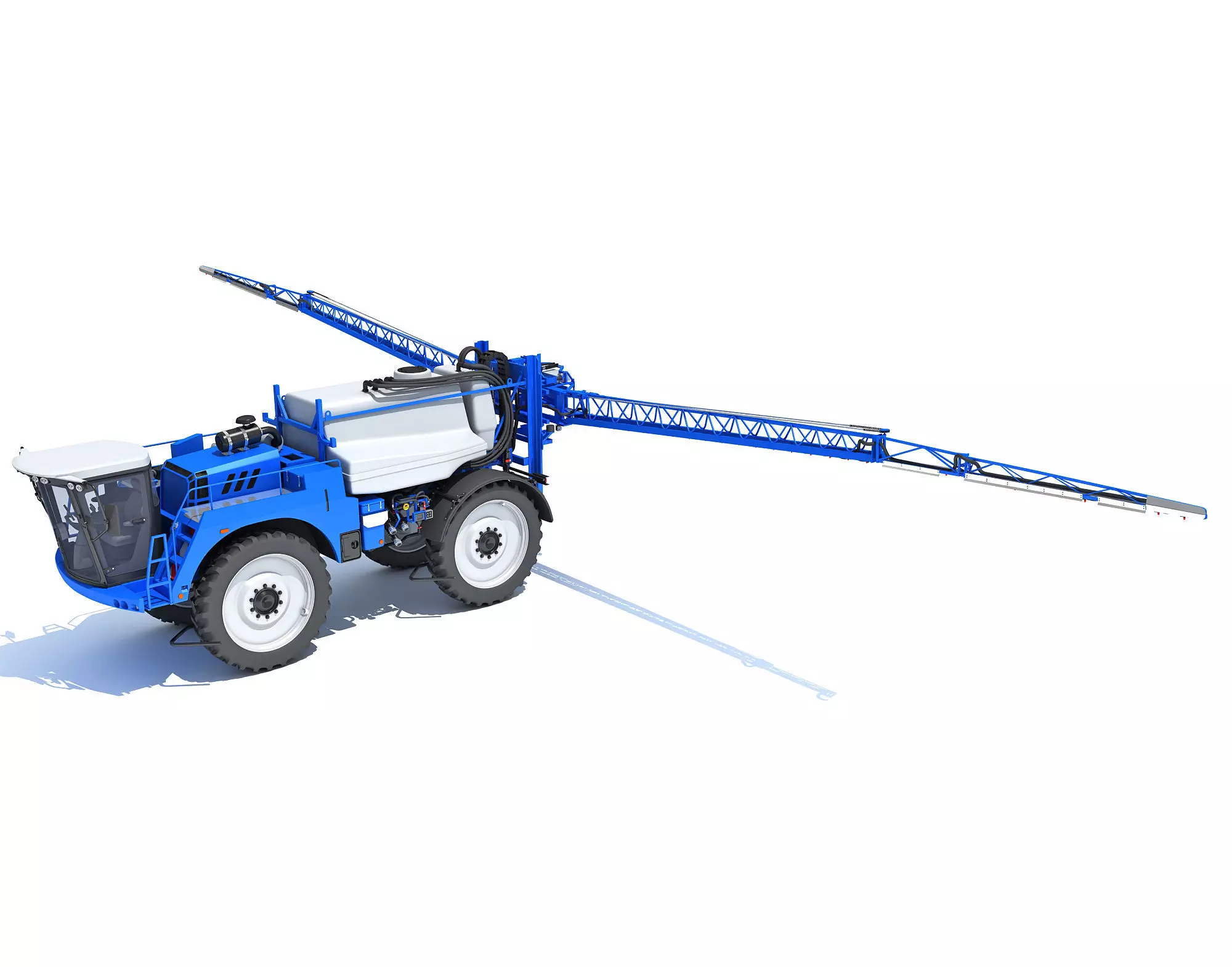Self Propelled Farm Sprayer 3D model_0