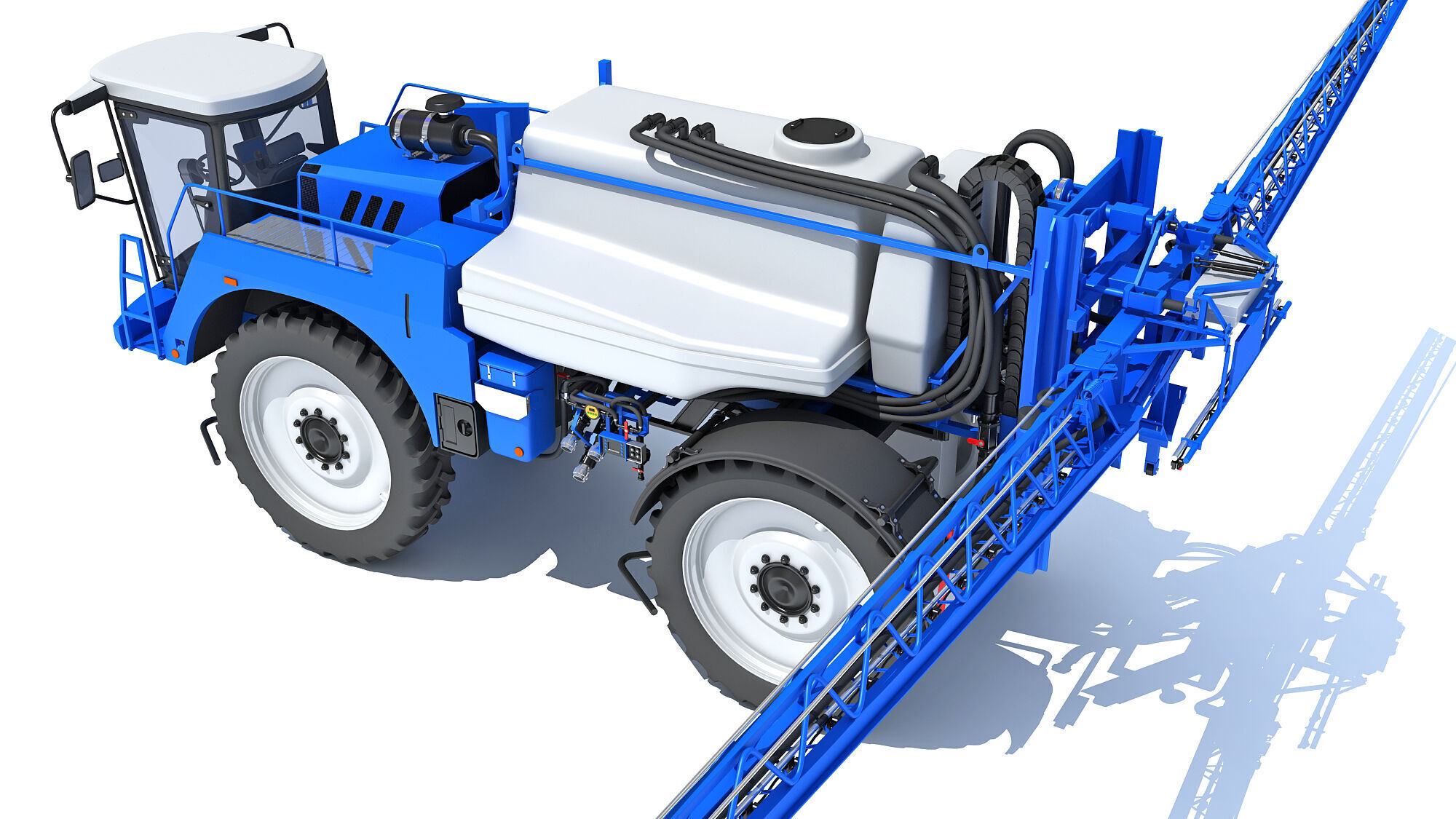 Self Propelled Farm Sprayer 3D model_7