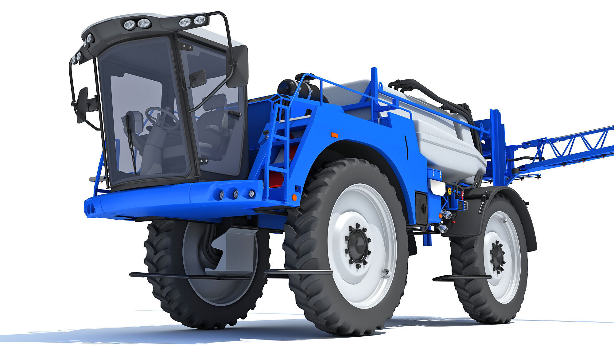 Self Propelled Farm Sprayer 3D model_17