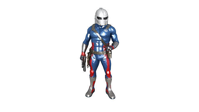 Peace Maker from suicide squad 2 movie high quality FBX model Low-poly 3D model