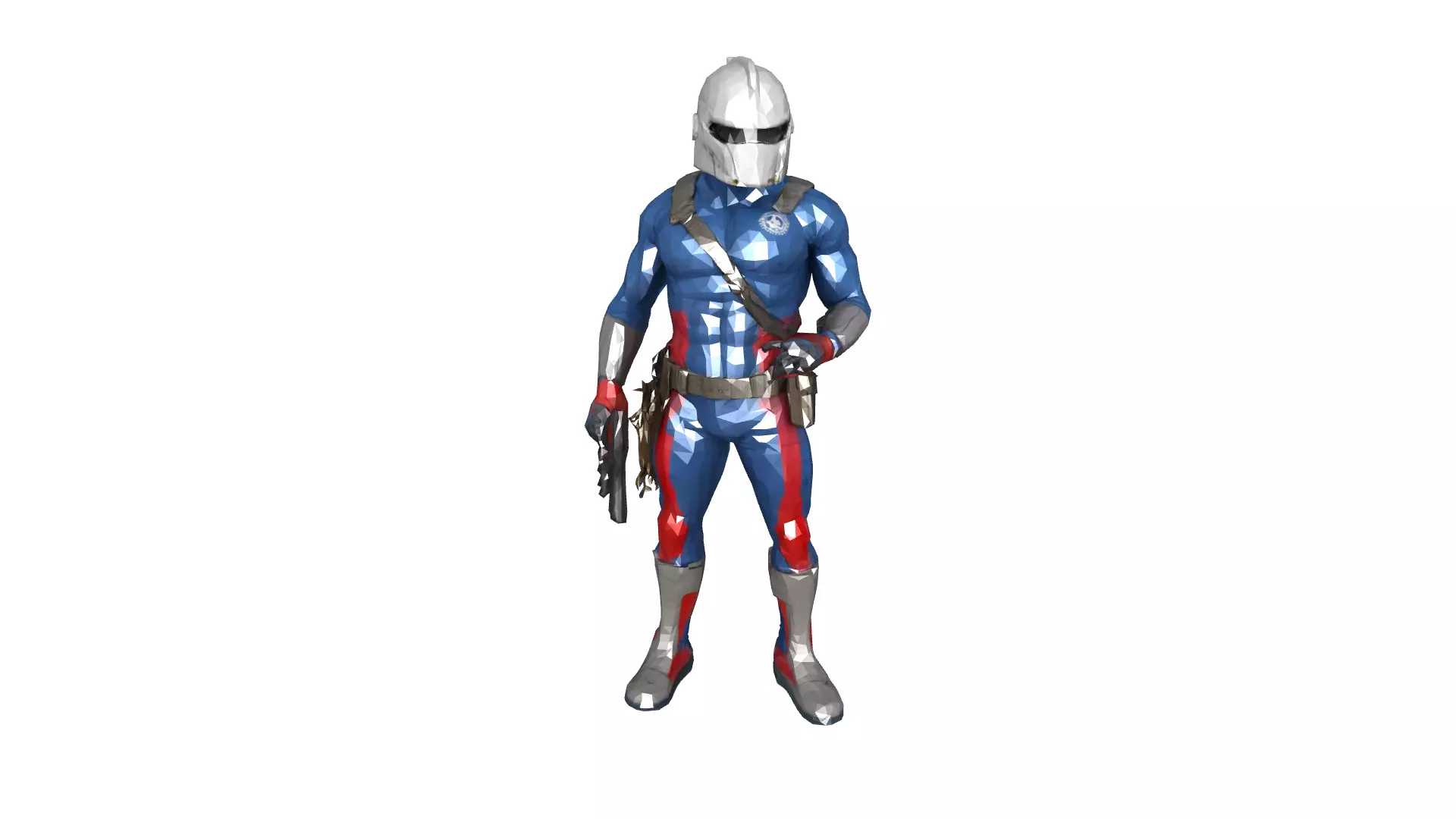 Peace Maker from suicide squad 2 movie high quality FBX model Low-poly 3D model