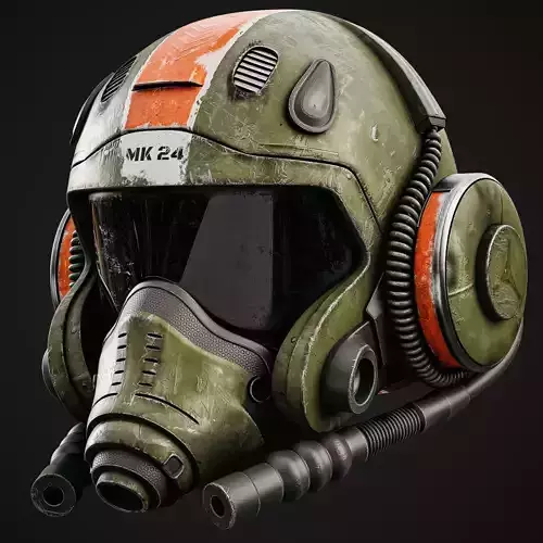 Texturing a Pilot Helmet in Substance Painter Texture