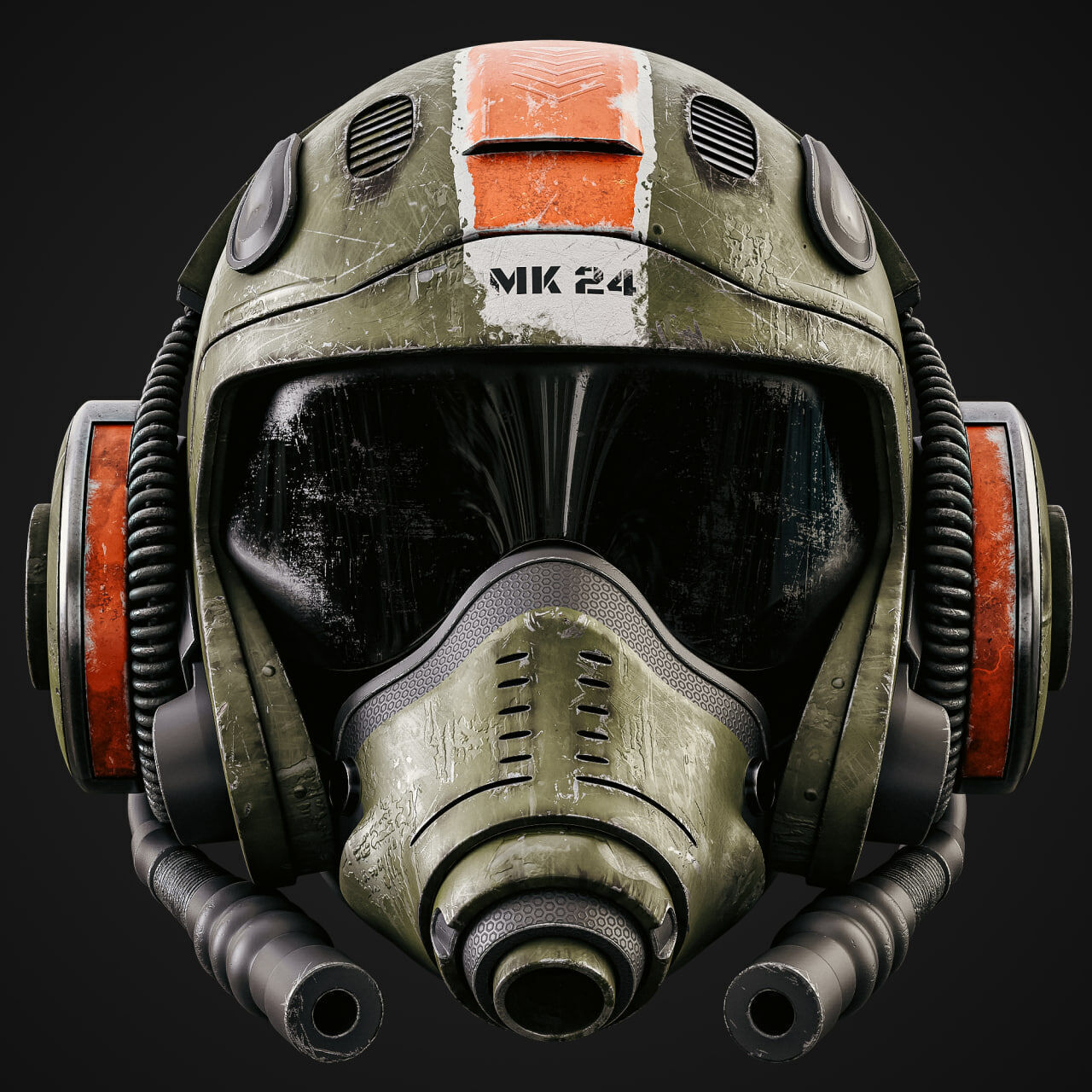 Texturing a Pilot Helmet in Substance Painter Texture | CGTrader