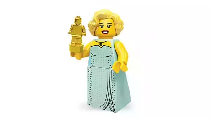3D print minifigure - 71000-3 Hollywood Starlet 3D print model