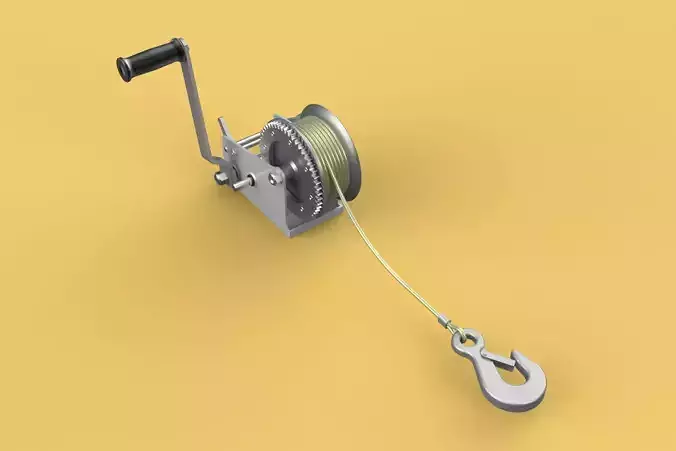 STANDARD MANUAL HAND LEVER CRANK WINCH HOIST WIRE LIFTING CRANE