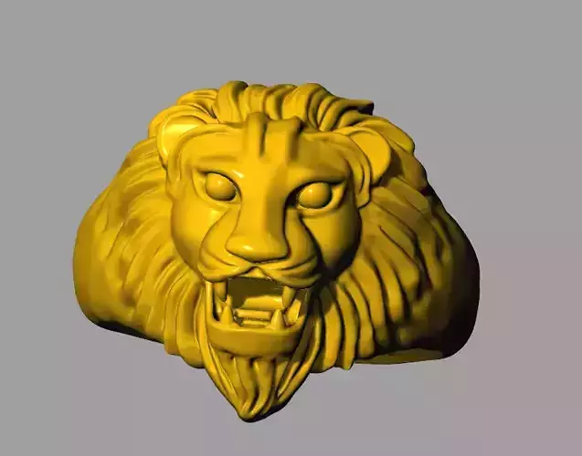 LION HEAD RING
