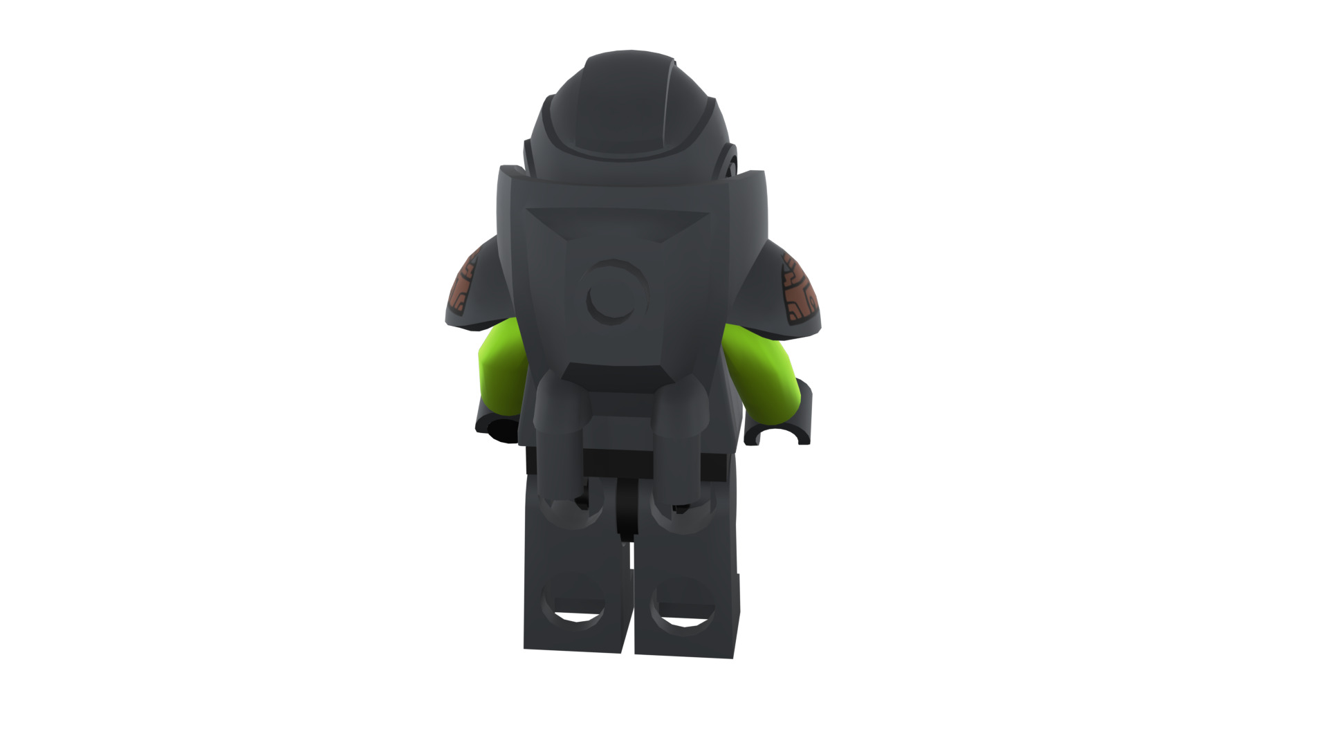 3D print minifigure - 71000-11 Alien Avenger 3D print model_26