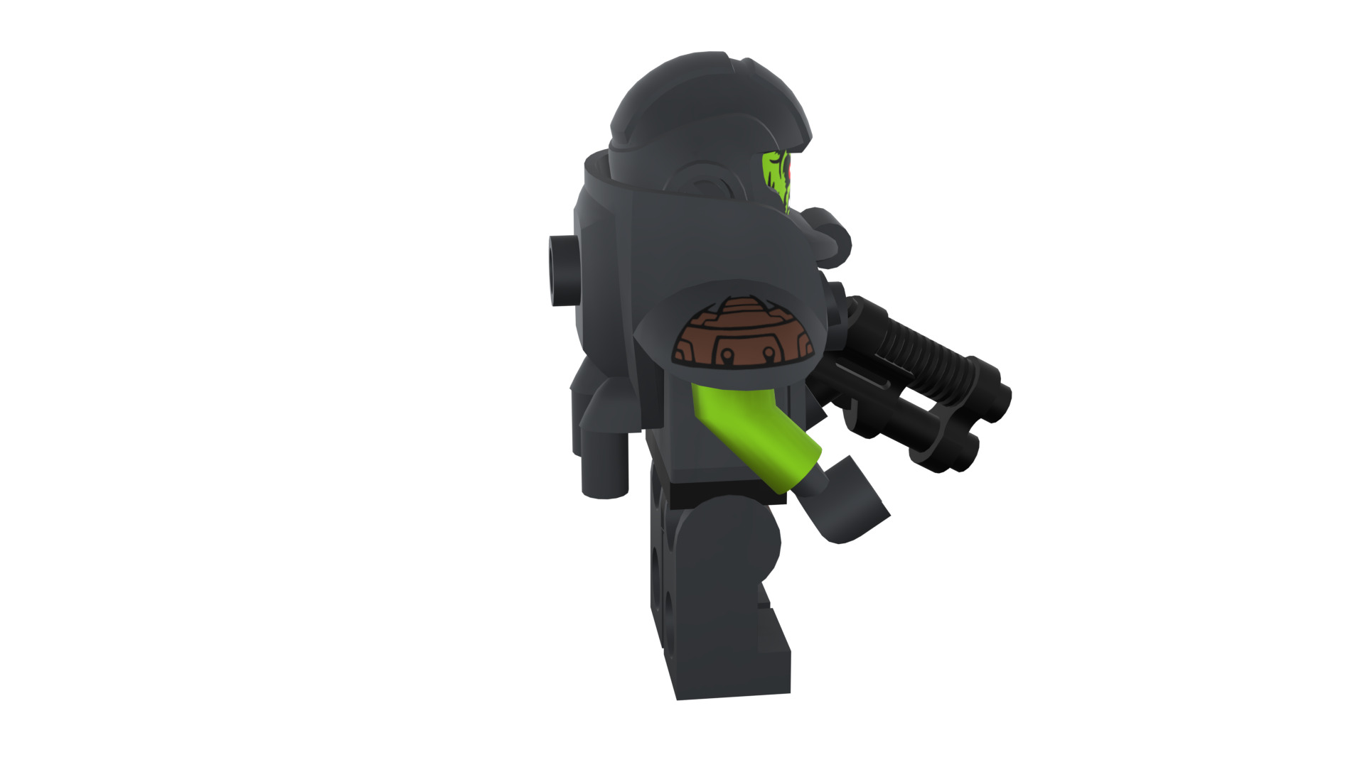 3D print minifigure - 71000-11 Alien Avenger 3D print model_17