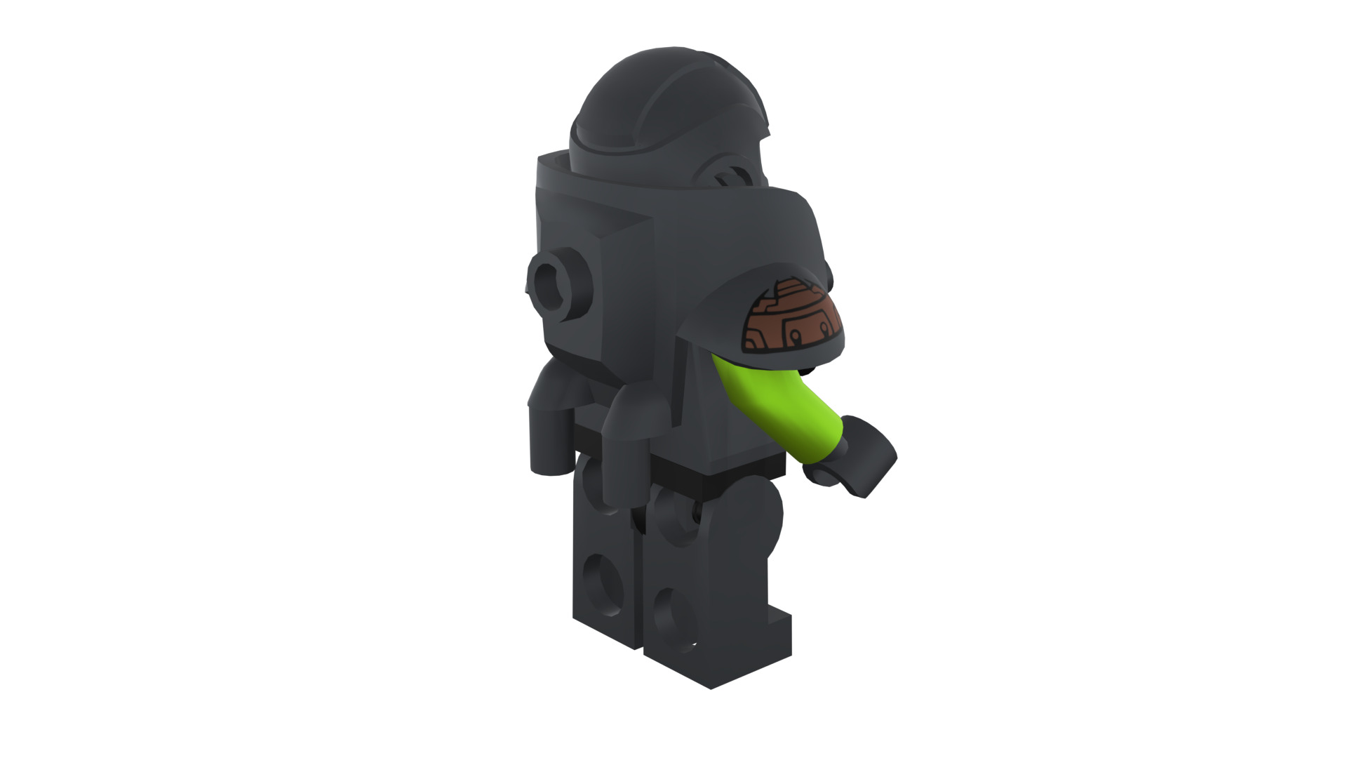 3D print minifigure - 71000-11 Alien Avenger 3D print model_21