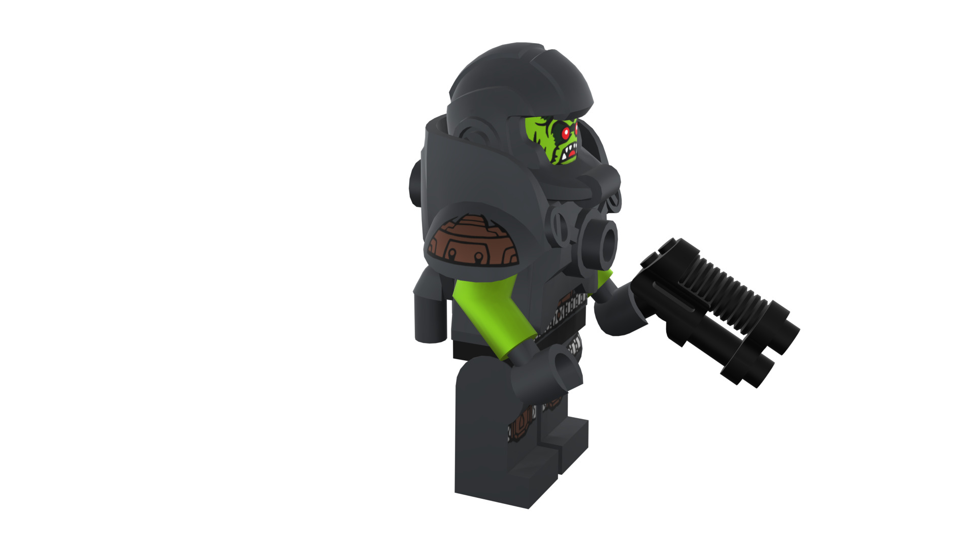 3D print minifigure - 71000-11 Alien Avenger 3D print model_13