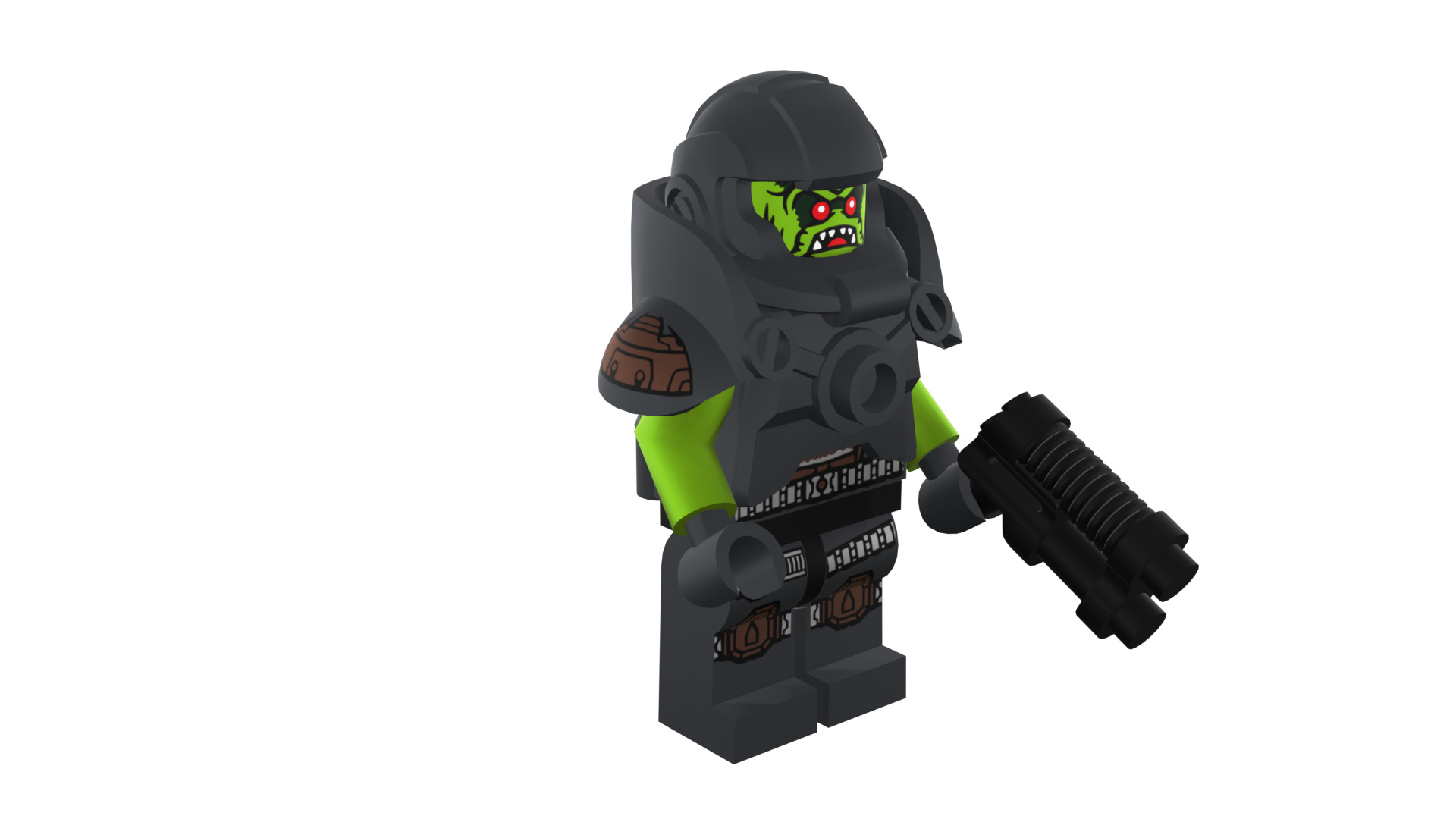 3D print minifigure - 71000-11 Alien Avenger 3D print model_10