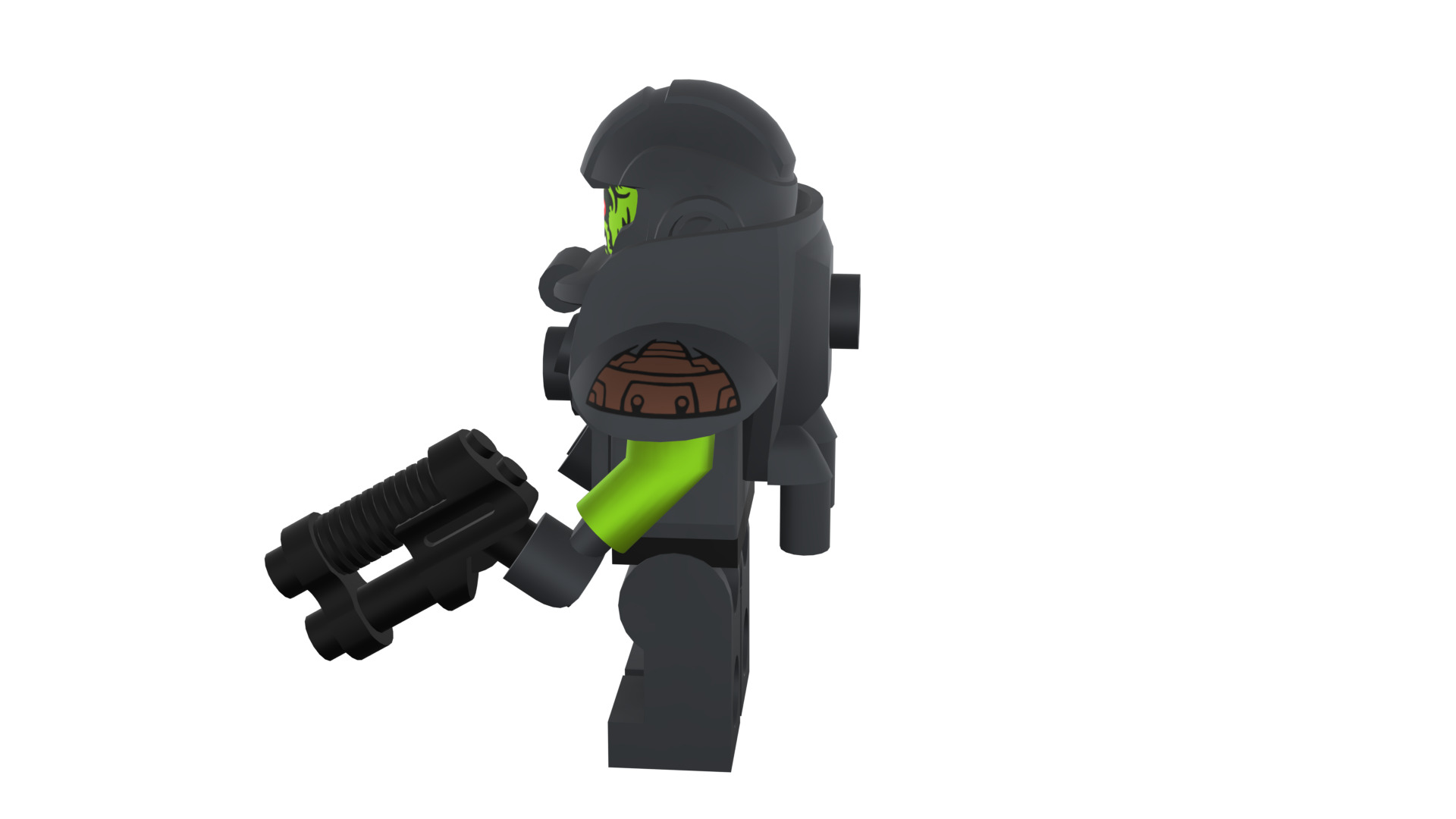 3D print minifigure - 71000-11 Alien Avenger 3D print model_37