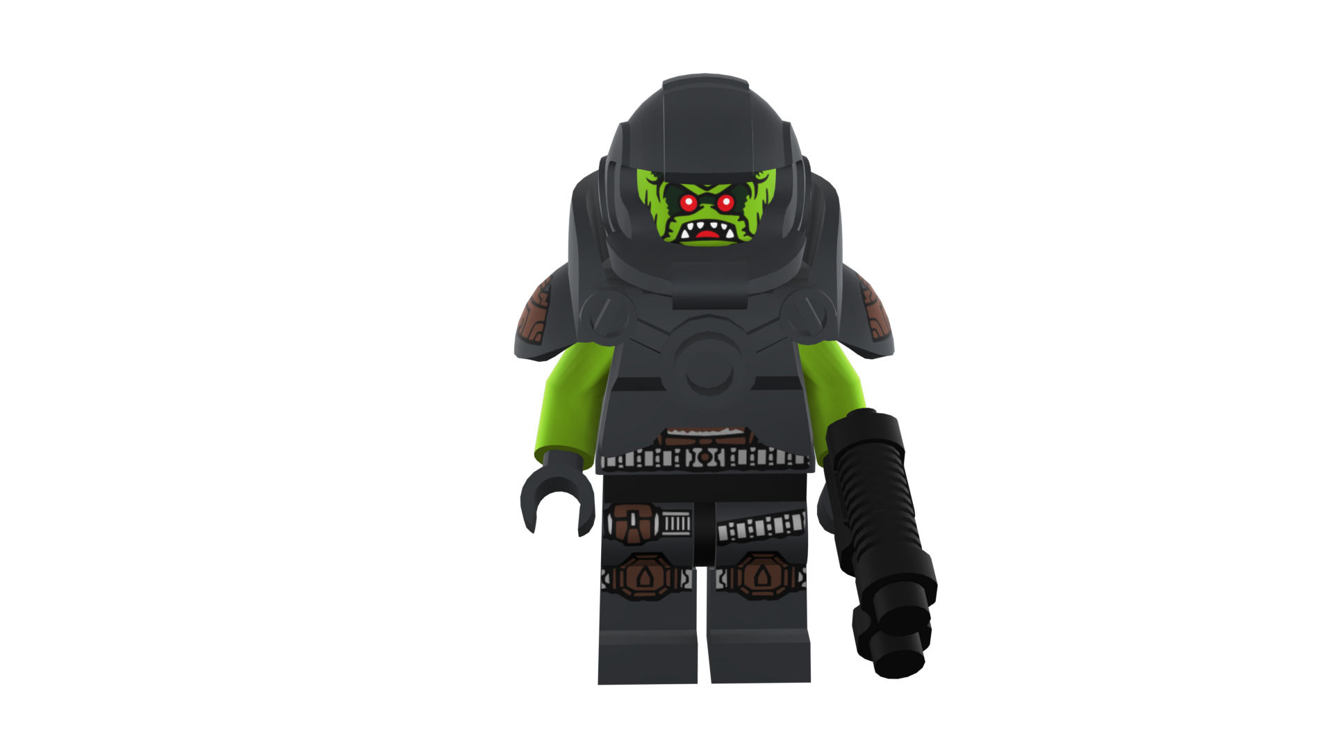 3D print minifigure - 71000-11 Alien Avenger 3D print model_49