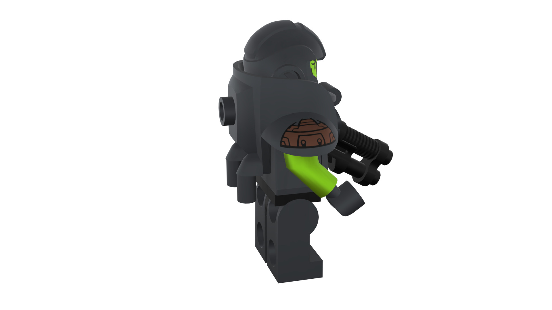 3D print minifigure - 71000-11 Alien Avenger 3D print model_18