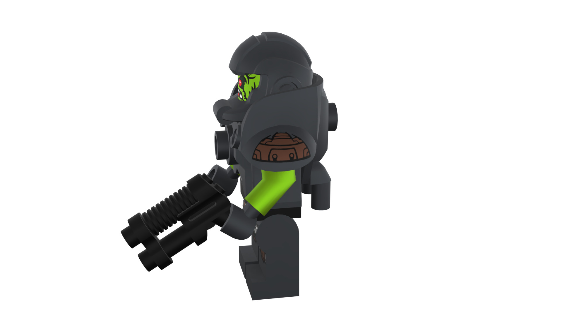 3D print minifigure - 71000-11 Alien Avenger 3D print model_39