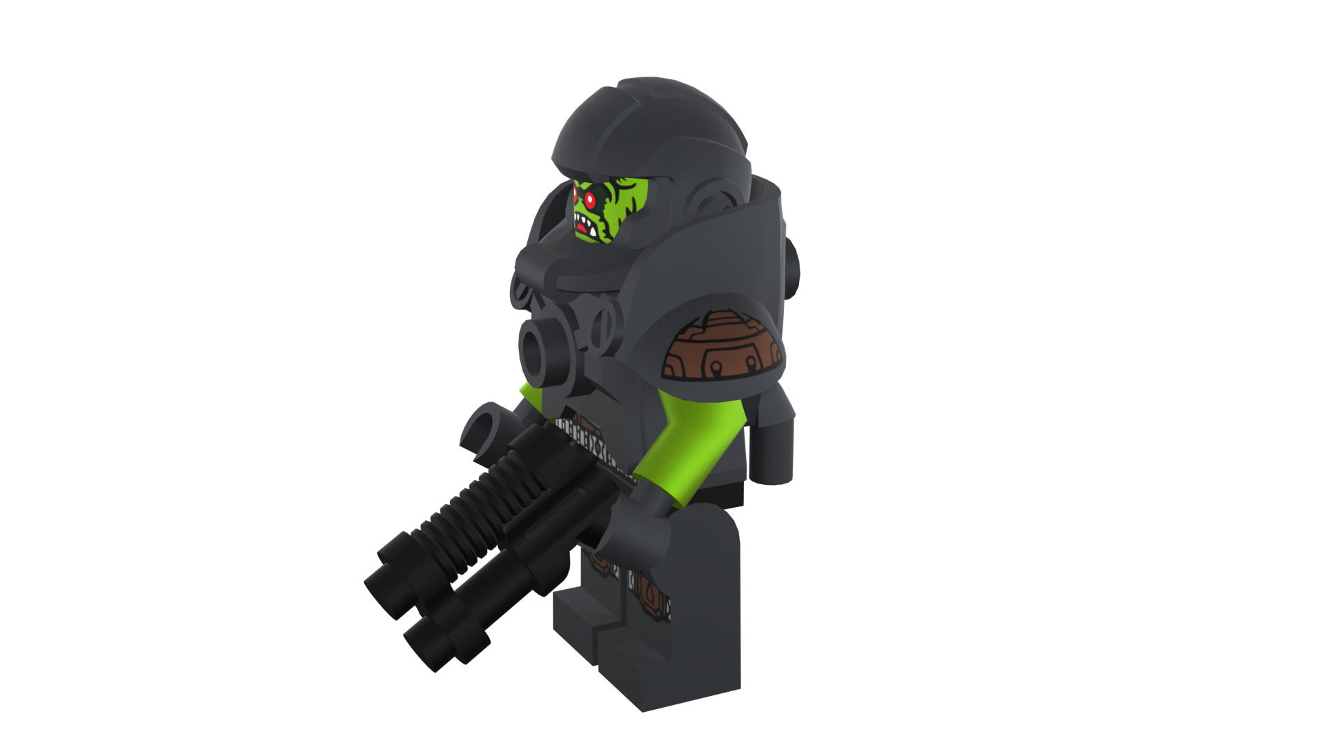 3D print minifigure - 71000-11 Alien Avenger 3D print model_41