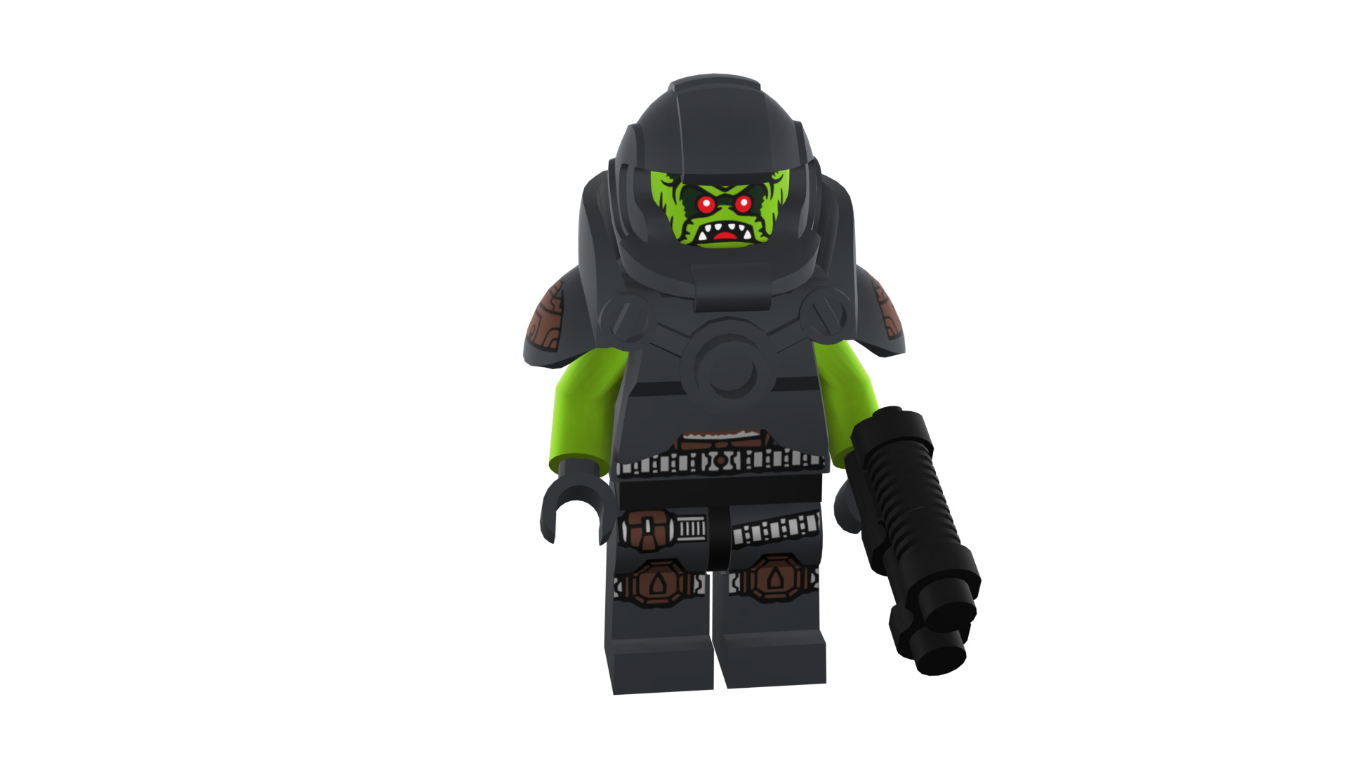 3D print minifigure - 71000-11 Alien Avenger 3D print model_6
