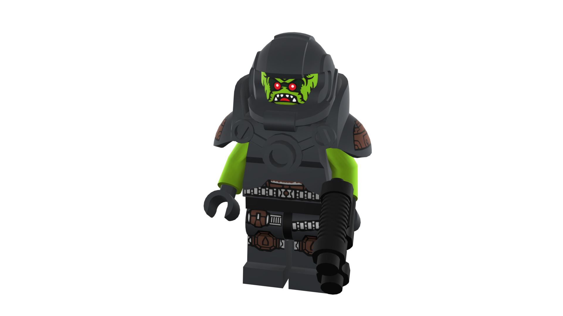 3D print minifigure - 71000-11 Alien Avenger 3D print model_47