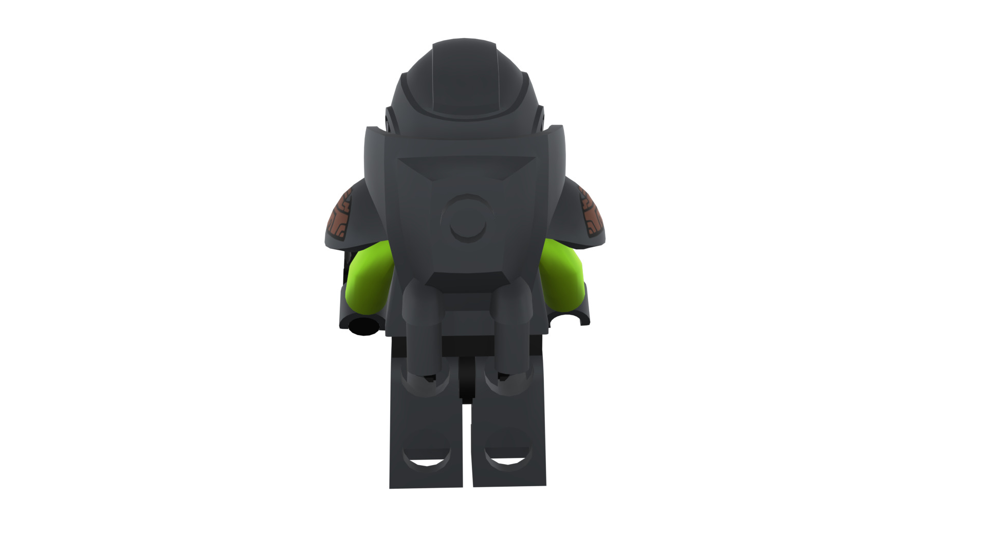 3D print minifigure - 71000-11 Alien Avenger 3D print model_27