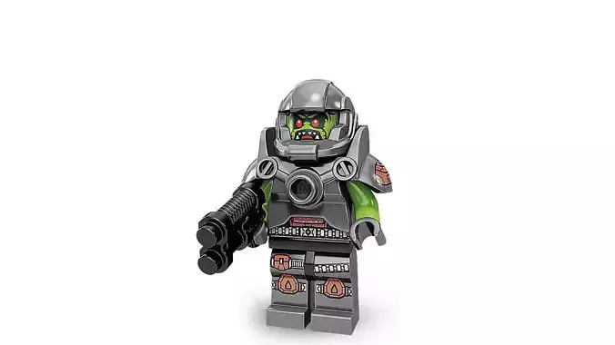 3D print minifigure - 71000-11 Alien Avenger