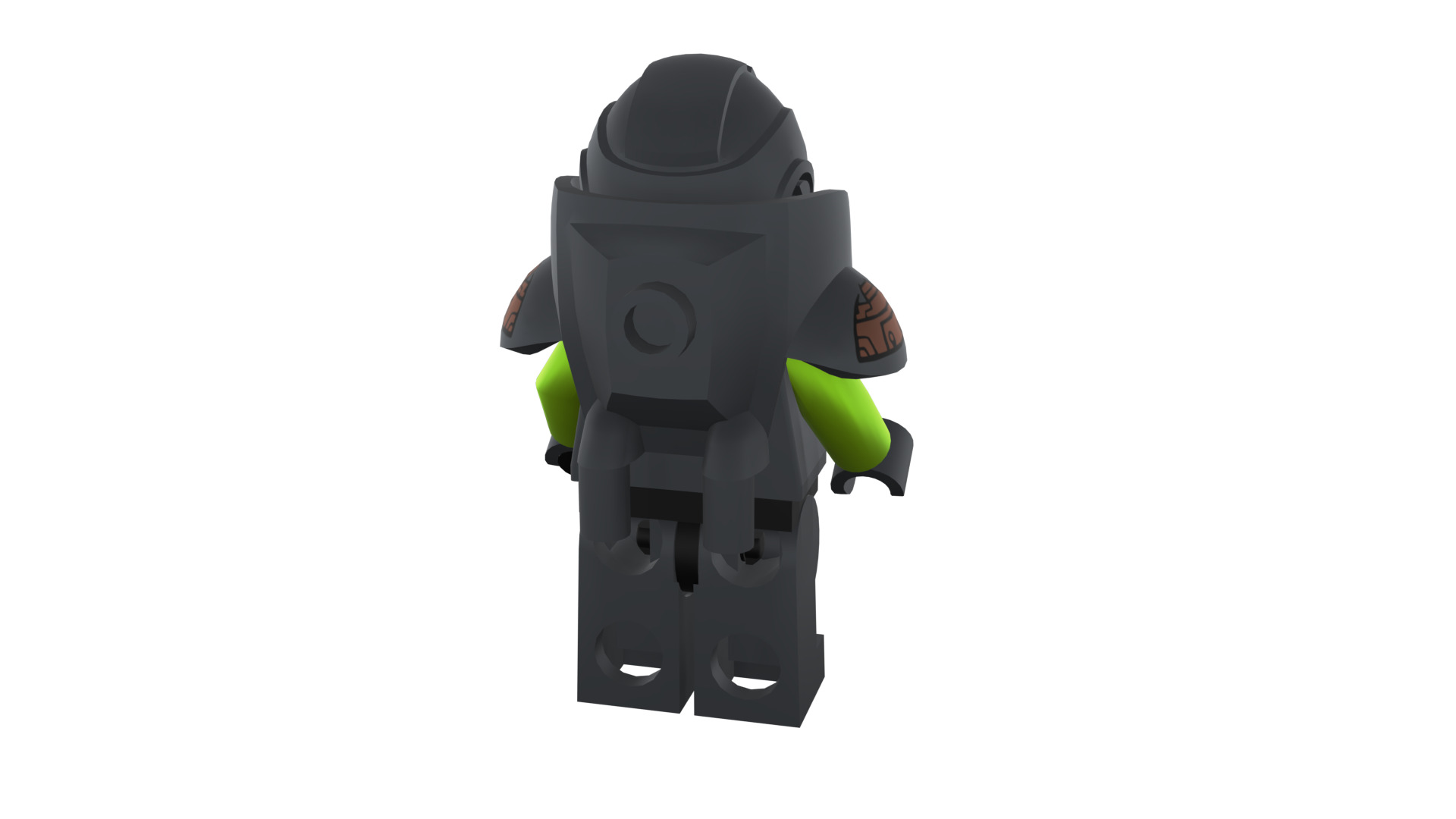 3D print minifigure - 71000-11 Alien Avenger 3D print model_25