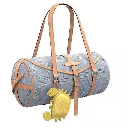 Louis Vuitton Papillon Bag Blue